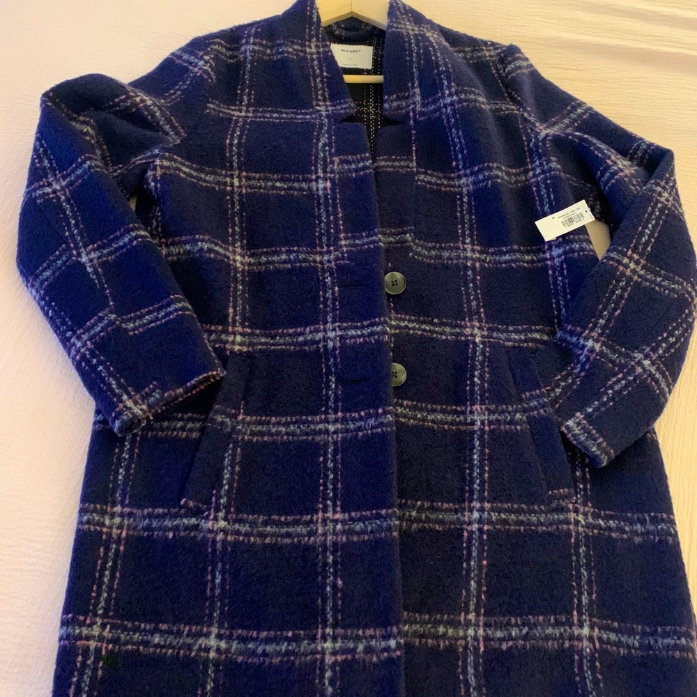 Short Multi Color Pea Coat (New with tags)